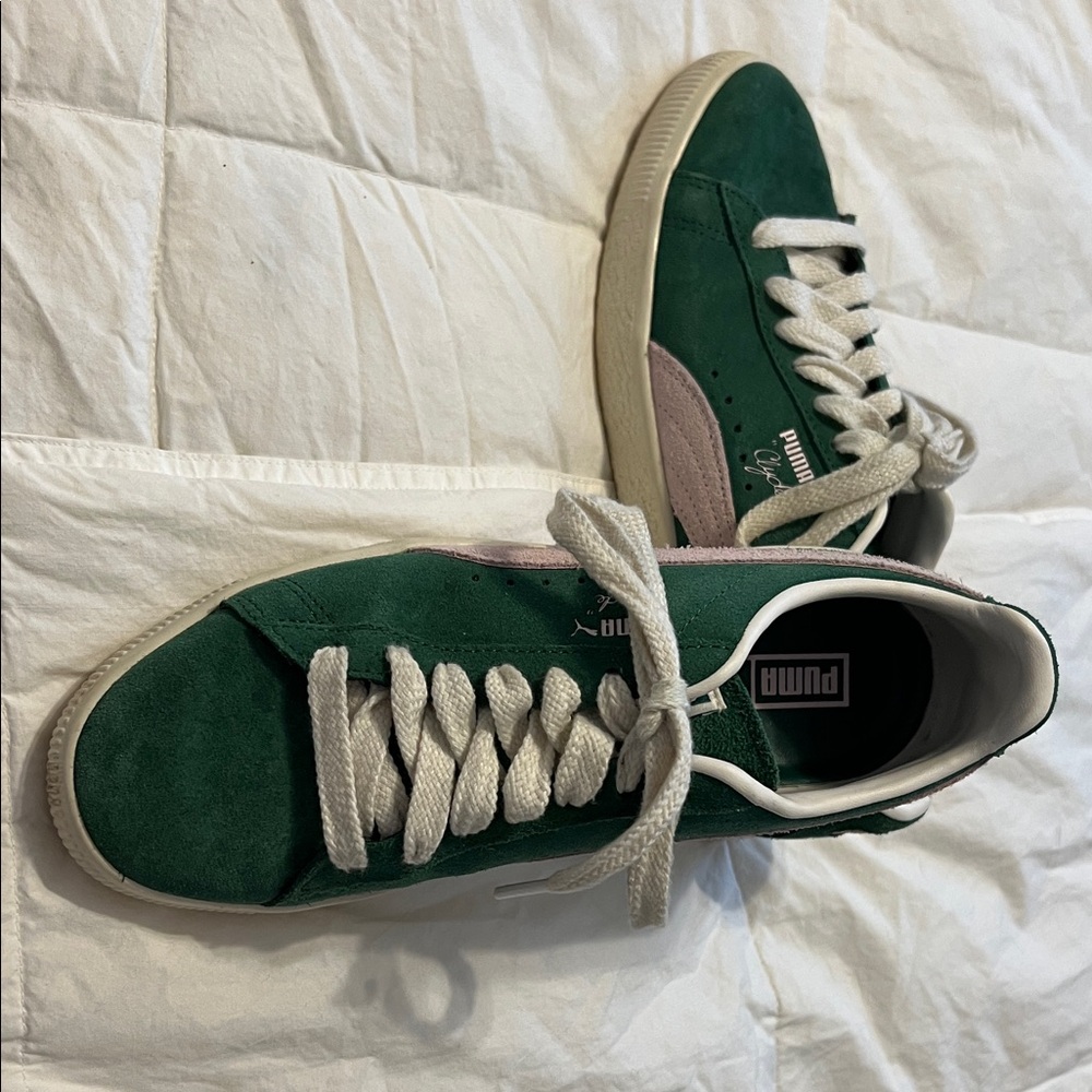 Puma Green and Pink Athletic Shoes